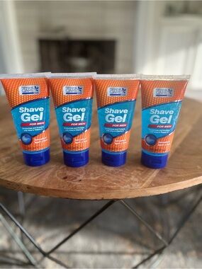 Personal Care Shave Gel for Men - 6 fl oz- Lot of 4